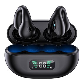 Wireless Stereo Headphones Manufacturer - YYK-Q80 LED Battery Indicator BT5.3 Clip-on Earhooks