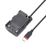 LP-E6 Dummy Battery Manufacturer - Kingma Type-C to LPE6 DC Coupler Adapter