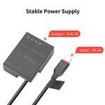 FUJI NP-W126 Dummy Battery Manufacturer - Kingma Type-C Power Adapter for Continuous Supply