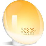 Sunrise Alarm Clock Manufacturer - Wake up Light with Sunrise Simulation FM Radio 7 Sounds 11 Colors