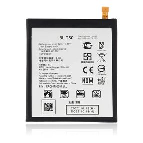 LG Velvet 5G Battery Manufacturer - BL-T50 100% Original for LM-G900