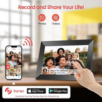 10.1-Inch Digital Photo Frame Manufacturer - WiFi Cloud LED Touch Remote Supports MP3 MP4