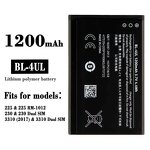 Nokia Asha 225 Battery Manufacturer - Authentic Replacement BL-4UL 1200mAh