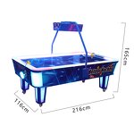Game Table Manufacturer - 220V Children's Mini Sport Game Coin Pusher Hockey Metal Construction Kids