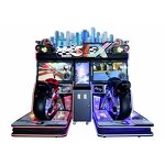 Arcade Game Manufacturer - Luxury 2-Player Racing Simulator Metal Plastic 1-Year Warranty Shopping Malls