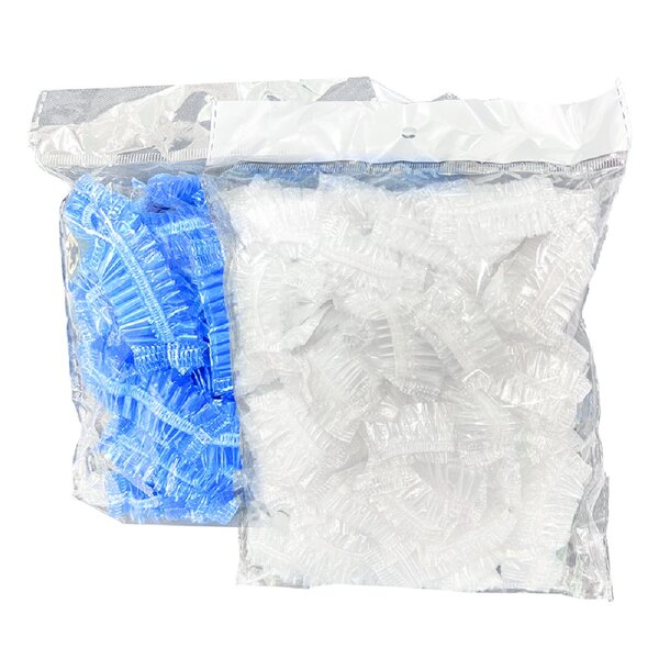 Disposable PE Protective Earmuffs Beauty Barbershop Dye Bath Shampoo Ear Protection Waterproof Earmuffs Bag Earmuffs