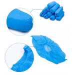 PE Shoe Covers Manufacturer - Disposable Hygienic 100 Pack Waterproof Non-slip