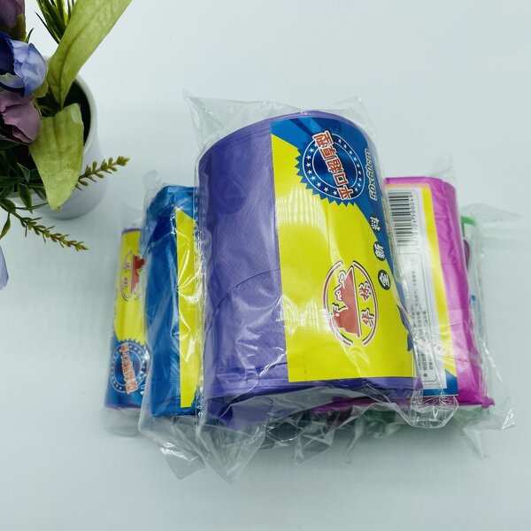Vest Style Garbage Bag Manufacturer - Disposable PE with Rolled for Kitchen Restaurant
