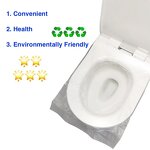 WC Seat Cover Manufacturer - Travel Pack Disposable PE Paper Square Shaped