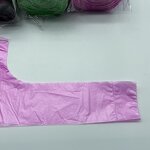 Vest Style Garbage Bag Manufacturer - Disposable PE with Rolled for Kitchen Restaurant