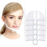 Plastic Face Mask Manufacturer - Clear for Tattoo Beauty Salon Anti Spit Anti-fog