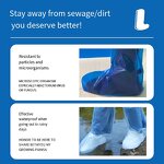PE Shoe Covers Manufacturer - Factory Wholesale Blue Waterproof Anti Slip