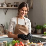 PE Color-Coated Gloves Manufacturer - Disposable Bagged for Household Waterproof