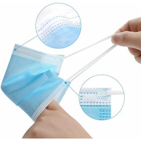 Disposable Face Mask Manufacturer - Factory Wholesale 3ply Dustproof with Flat Earloop