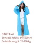 EVA Raincoat Manufacturer - Thickened Disposable Long Body for Women Camping