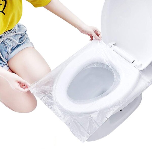 Toilet Seat Cover Manufacturer - Thickened Disposable PE Plastic Portable for Travel