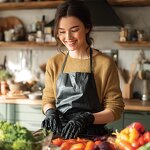 PE Color-Coated Gloves Manufacturer - Disposable Bagged for Household Waterproof