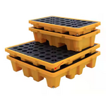 HDPE Spill Pallet Manufacturer - 4 Drums Industrial Oil Containment for Petroleum