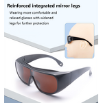 Safety Glasses Manufacturer - Laser PC Lens 200-460nm EN207 Protection