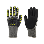 Glove Manufacturer - Oilfield Mining Nitrile Level 5 Anti-Impact