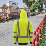 Jacket Manufacturer - Hi Vis Polyester Fleece ANSI Class 2 Workwear