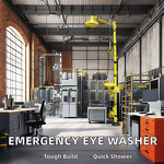 Eye Wash Station Manufacturer - Yellow ABS Material Eye Safety Protection