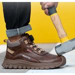 Safety Shoe Manufacturer - Durable Microfiber Waterproof Steel Toe