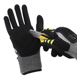 Glove Manufacturer - Oilfield Mining Nitrile Level 5 Anti-Impact