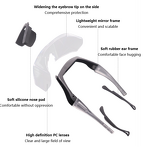 Safety Goggles Manufacturer - PC Half-Frame Anti-Fog Windproof Scratch