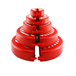 Valve Lockout Manufacturer - ABS Red Gate Valve Security Access
