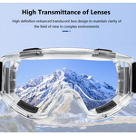 Ski Goggles Manufacturer - Hi-stay Anti-Fog Impact PVC Mountaineering
