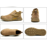 Safety Shoe Manufacturer - Dual Density Leather Anti-Smashing Winter