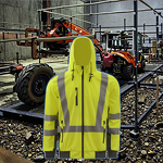 Jacket Manufacturer - Hi Vis Polyester Fleece ANSI Class 2 Workwear