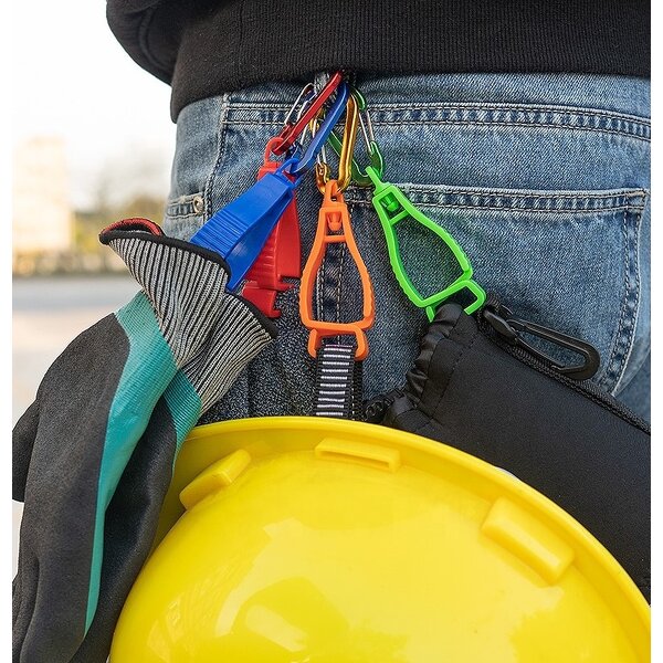 Glove Clip Manufacturer - 8 Colors Dual Clip for Work Gloves Secure