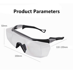 Safety Goggles Manufacturer - PC Half-Frame Anti-Fog Windproof Scratch