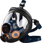 Respirator Mask Manufacturer - Broad View Silicone Full Face Professional