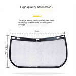 Face Shield Manufacturer - Yellow Steel Wire Gauze Forestry Adjustable
