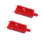 Breaker Lockout Manufacturer - Small Red ABS Circuit Breaker with Pin