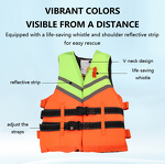 Life Jacket Manufacturer - Reflective Oxford 80N Buoyancy Swimming