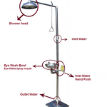 Eye Wash Station Manufacturer - 304 Stainless Steel Emergency Shower Protective