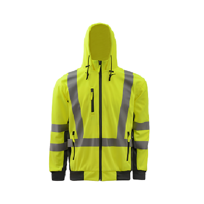 Jacket Manufacturer - Hi Vis Polyester Fleece ANSI Class 2 Workwear