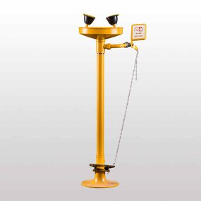 Eyewash Station Manufacturer - SS304/316 Epoxy Coated with Foot Pedal
