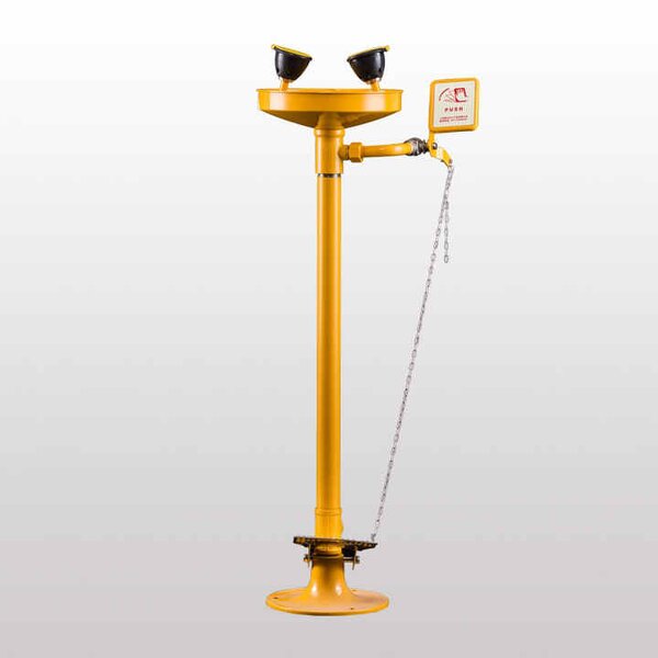 Eyewash Station Manufacturer - SS304/316 Epoxy Coated with Foot Pedal