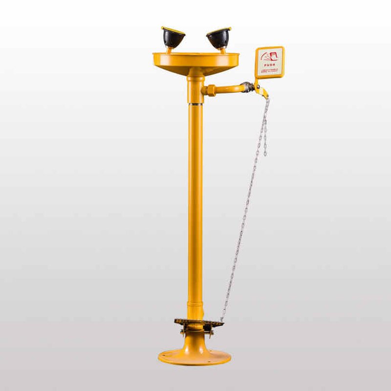 Eyewash Station Manufacturer - SS304/316 Epoxy Coated with Foot Pedal