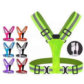 Safety Vest Manufacturer - High Visible LED Flash for Men/Women Biking