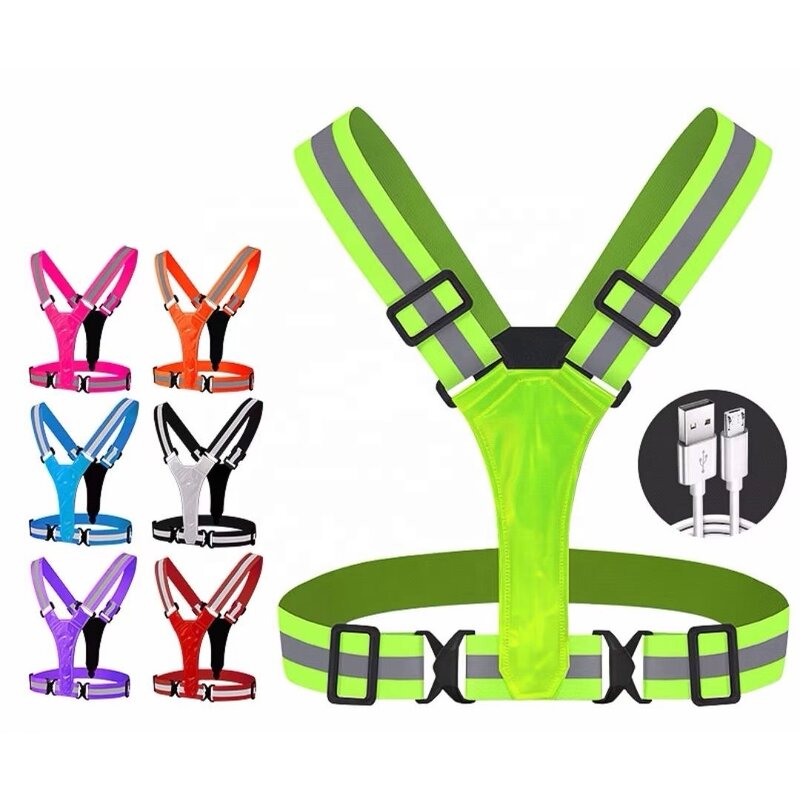 Safety Vest Manufacturer - High Visible LED Flash for Men/Women Biking