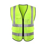 Safety Vest Manufacturer - Yellow Blue Pink Reflective with Pouches