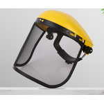 Face Shield Manufacturer - Yellow Steel Wire Gauze Forestry Adjustable