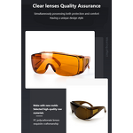 Safety Goggles Manufacturer - Frameless PC Anti-Fog Scratch Impact
