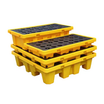 HDPE Spill Pallet Manufacturer - 4 Drums Industrial Oil Containment for Petroleum